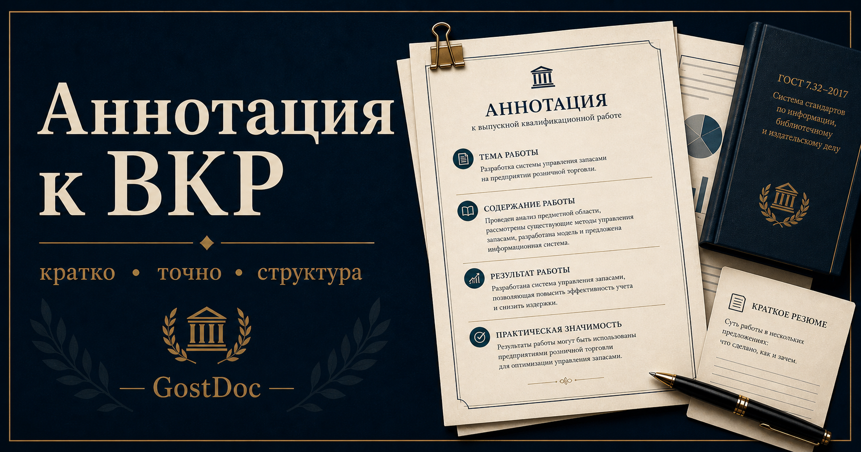 Аннотация к ВКР: как написать кратко, точно и без путаницы с введением или рефератом