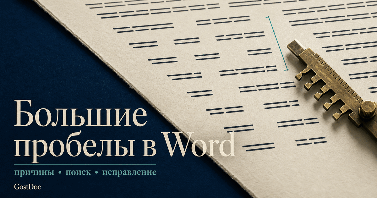 Как убрать большие пробелы в Word между словами — причины и быстрые способы