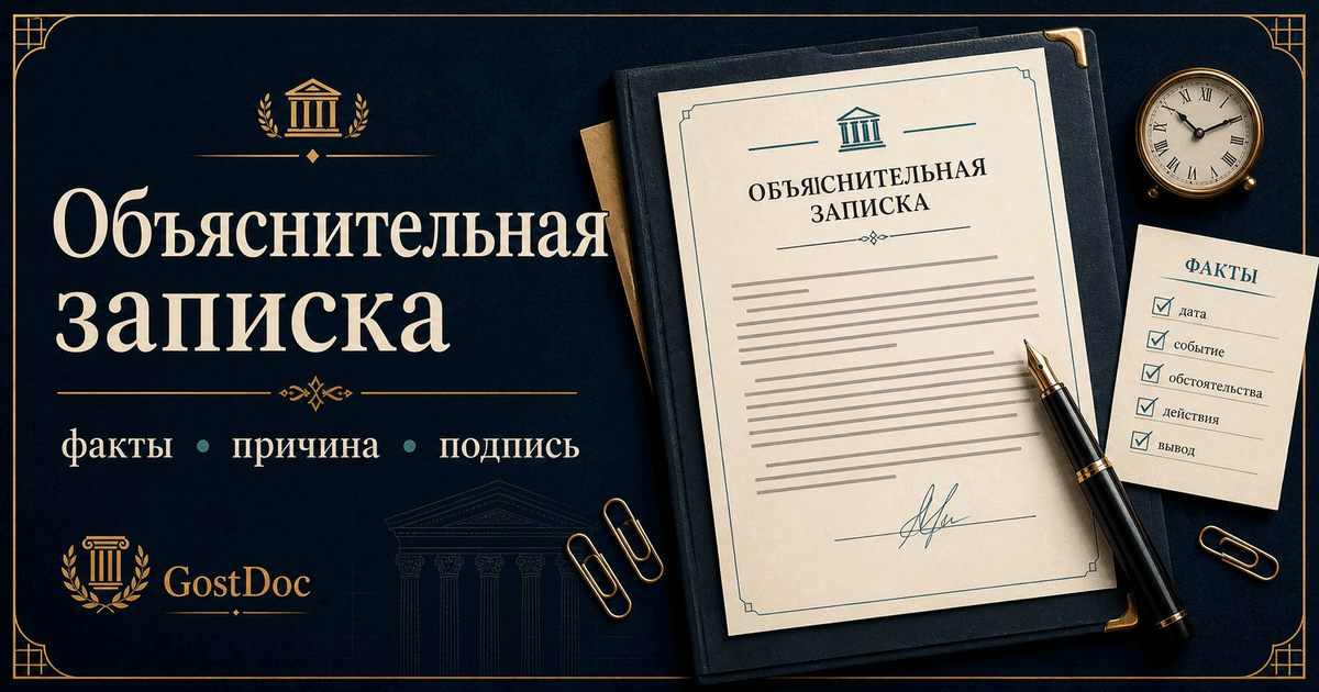 Объяснительная записка: как написать без ошибок