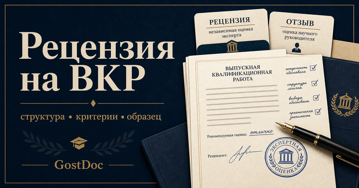 Рецензия на ВКР: пример, структура и кто ее пишет