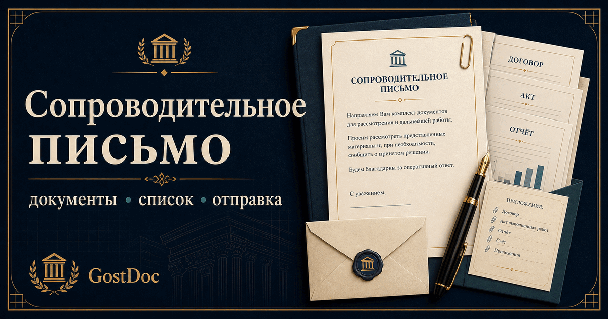Сопроводительное письмо к документам: образец и правила